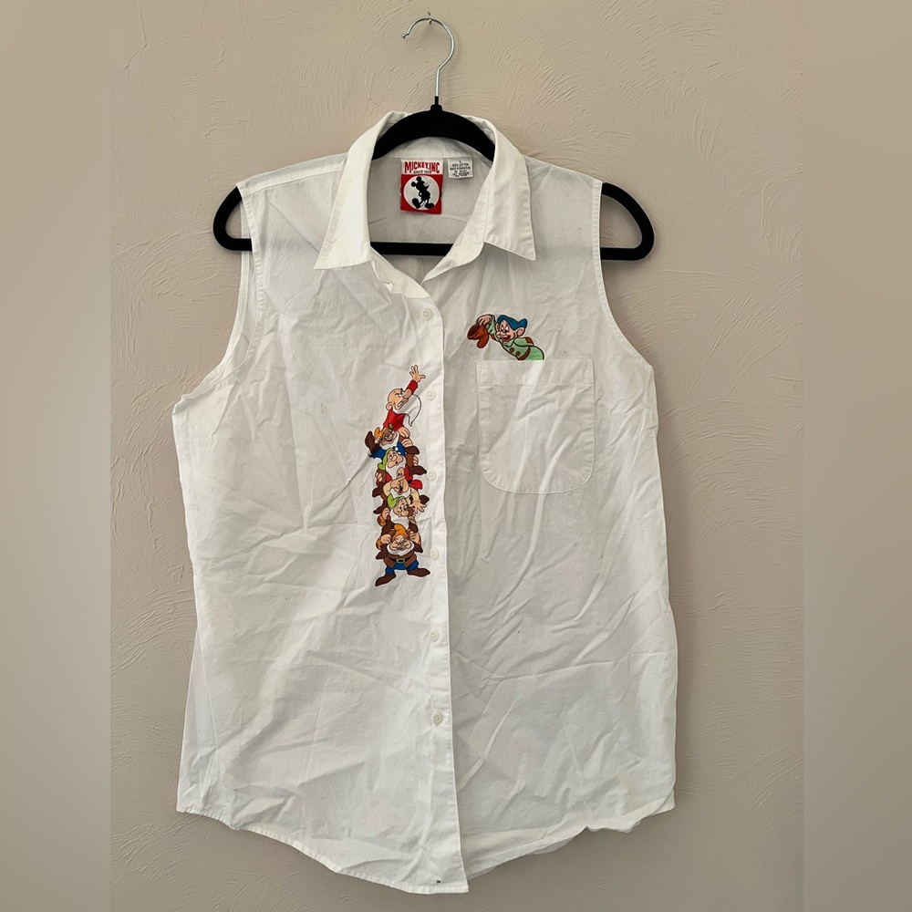 Snow White Collared Shirt